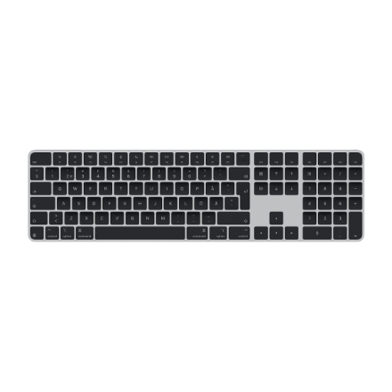 Apple Magic Keyboard with Touch ID and Numeric Keypad | MXK83S/A | Standard | Wireless | Swedish | B