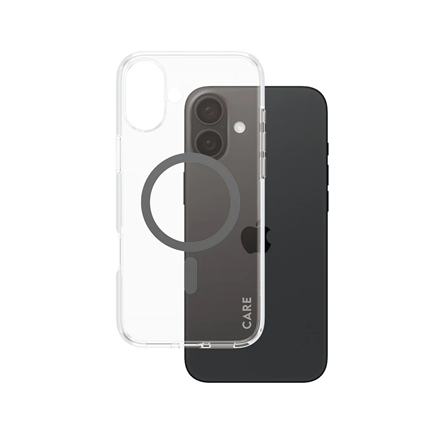 CARE by PanzerGlass Case Flagship | Back protection | Apple | iPhone 16 Plus | Recycled plastic | Tr