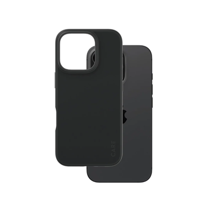 CARE Fashionable Case | Back cover | Apple | iPhone 16 PRO | Recycled plastic | Black