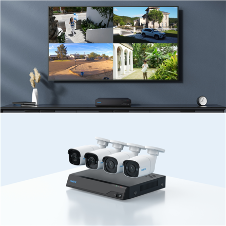 Reolink | Super HD Security Camera System | NVS8-5MB4 | Bullet | 5/4 MP | f=4.0mm fixed; F=2.0 | Pow