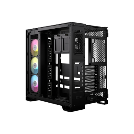 Corsair Dual Chamber PC Case | iCUE LINK 6500X RGB | Black | Mid Tower | Power supply included No | 