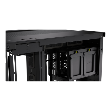 Corsair Dual Chamber PC Case | iCUE LINK 6500X RGB | Black | Mid Tower | Power supply included No | 