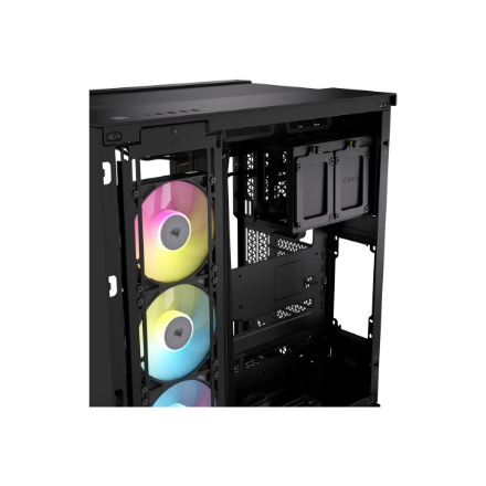 Corsair Dual Chamber PC Case | iCUE LINK 6500X RGB | Black | Mid Tower | Power supply included No | 