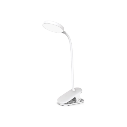 ColorWay LED Table Lamp Flexible and Clip 2 with Built-in Battery | CW-DL10FCB-W