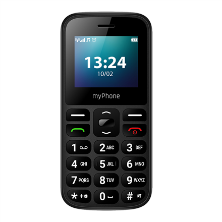 myPhone HALO | A LTE | Black | 1.77 " | TFT | 48 MB | 128 MB | Dual SIM | Nano SIM | Bluetooth | 5.0