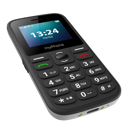 myPhone HALO | A LTE | Black | 1.77 " | TFT | 48 MB | 128 MB | Dual SIM | Nano SIM | Bluetooth | 5.0