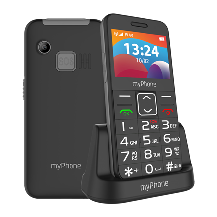 myPhone HALO | 3 LTE | Black | 2.4 " | IPS | 48 MB | 128 MB | Dual SIM | Nano SIM | 3G | Bluetooth |