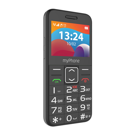 myPhone HALO | 3 LTE | Black | 2.4 " | IPS | 48 MB | 128 MB | Dual SIM | Nano SIM | 3G | Bluetooth |