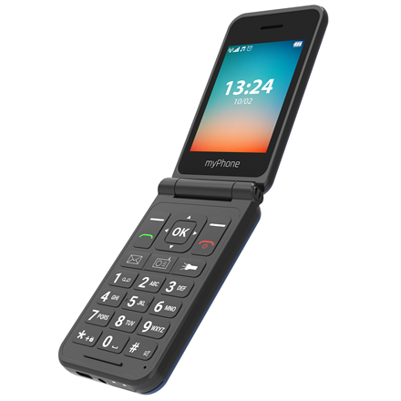 myPhone Flip | LTE | Black | 2.8 " | TFT | 48 MB | 128 MB | 3G | Bluetooth | 2.1 | USB version Type-