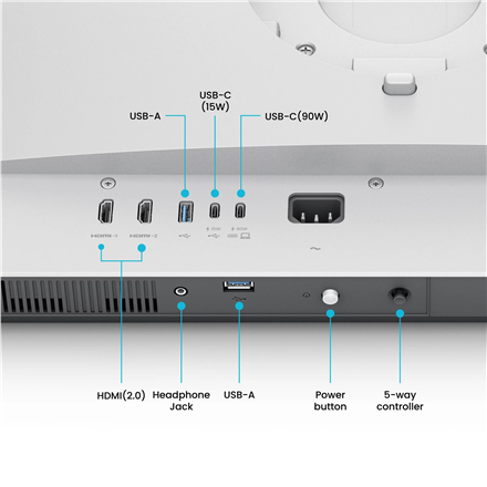 Benq MA320U | 31.5 " | IPS | 16:9 | 60 Hz | 5 ms | 3840 x 2160 pixels | 550 cd/m² | HDMI ports quant