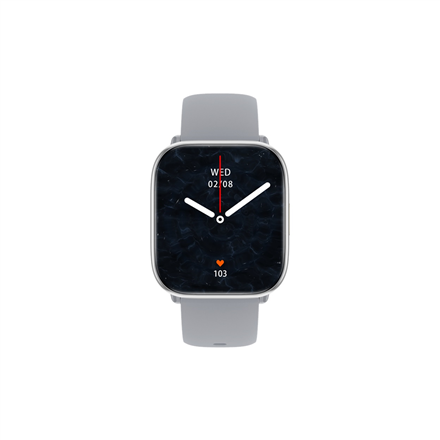 myPhone Watch Pastel | Smart watch | AMOLED | 1.75" | Waterproof | Silver Grey