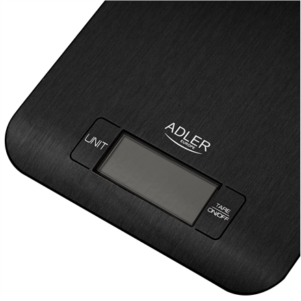 Adler Kitchen Scale | AD 3183b | Graduation 1 g | Black