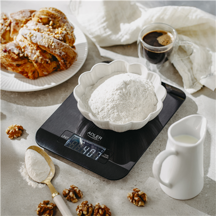 Adler Kitchen Scale | AD 3183b | Graduation 1 g | Black