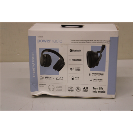 SALE OUT. Energy sistem Power Radio - Bluetooth headset with FM radio | Energy Sistem | Power Radio 