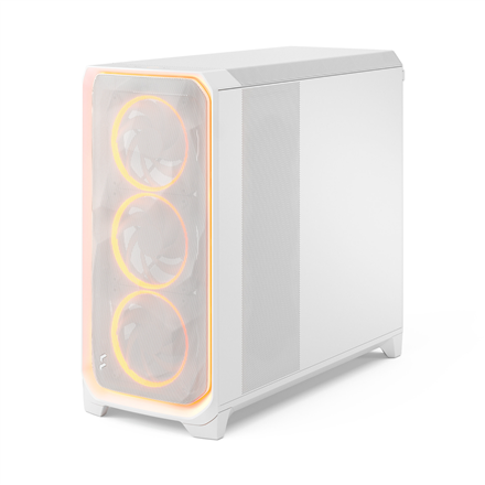 Fractal Design Meshify 3 XL | Ambience Pro RGB White TG Clear Tint | ATX | Power supply included No
