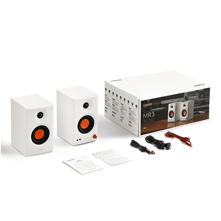 Edifier | Powered Studio Monitor Speakers | MR3 | 18W x 2 W | Bluetooth | White | ≥ 85 dB | Wireless