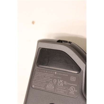 SALE OUT.  | Dell | Gaming Mouse | AW620M | Wired/Wireless | Alienware Wireless Gaming Mouse | Dark 