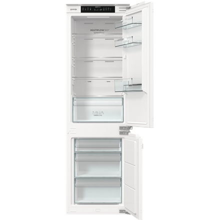 Gorenje Refrigerator | NRKI517E42 | Energy efficiency class E | Built-in | Combi | Height 177.2 cm |
