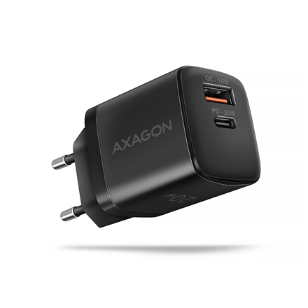 AXAGON Wallcharger 2x port (USB-A + USB-C)