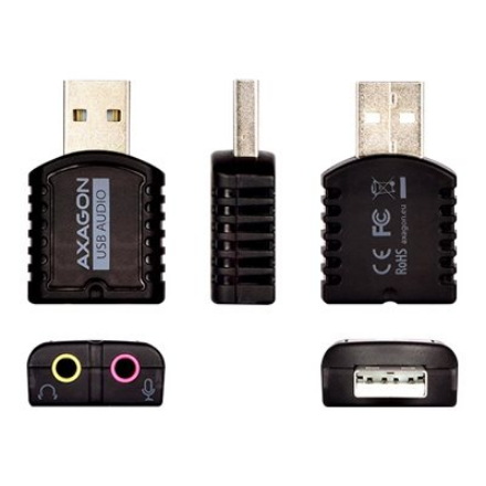 AXAGON | ADA-10 USB - Mini Audio Adapter