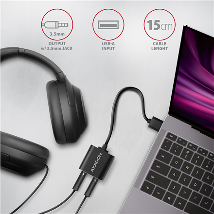 AXAGON | ADA-12 USB - Cable Audio Adapter