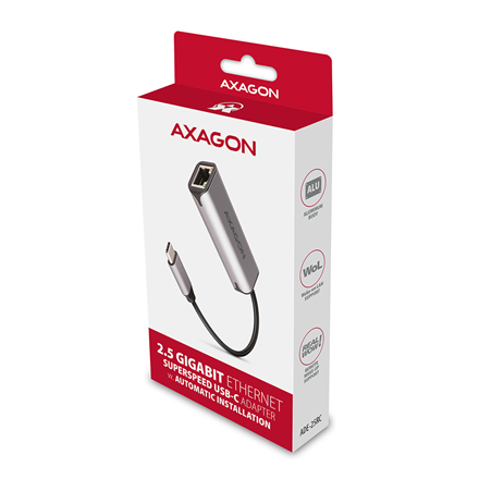 AXAGON | ADE-25RC SuperSpeed USB-C 2.5 Gigabit Ethernet