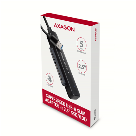 AXAGON USB-A 5Gbps SLIM adapter for 2.5" SSD/HDD | ADSA-FP2A