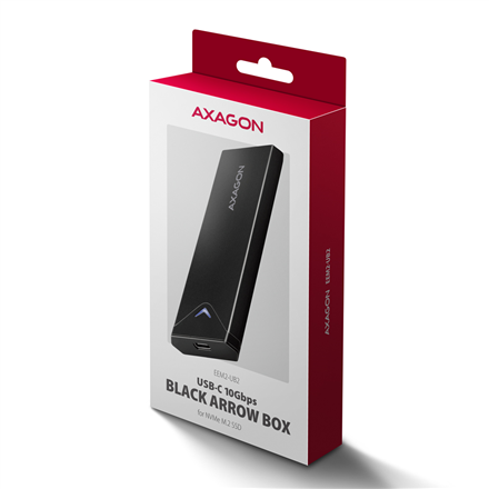 AXAGON External USB-C 10Gbps metal box for M.2 NVMe SSD disks