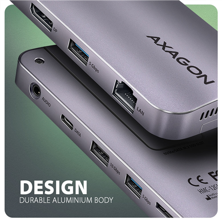 AXAGON USB-C 10Gbps GEN2COMBO 12in1 Hub | HMC-12GM2