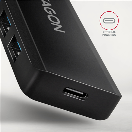 AXAGON Travel four-port USB-C 5Gbps hub | HUE-C1C