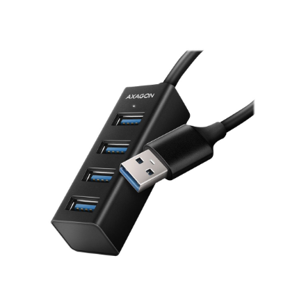 AXAGON Miniature metal four-port USB 3.2 Gen 1 hub | HUE-M1A