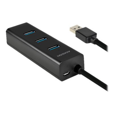 AXAGON Four-port USB 3.0 hub with fast charging and power support | HUE-S2B