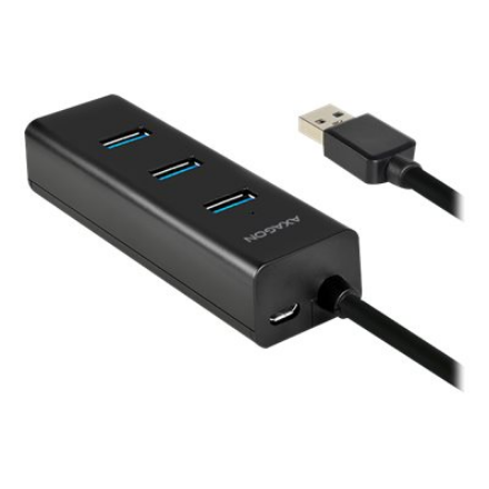 AXAGON Four-port USB 3.0 hub with fast charging and power support | HUE-S2B