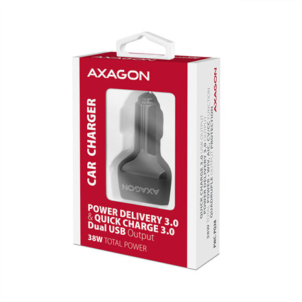 AXAGON Dual car charger