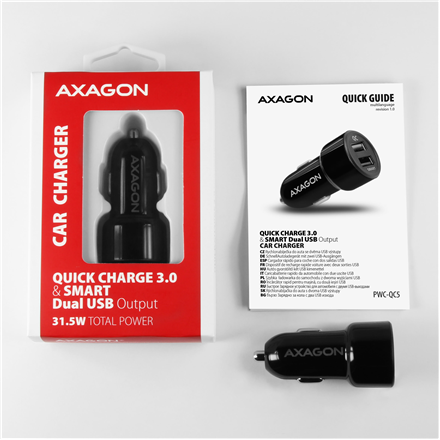 AXAGON Dual car charger