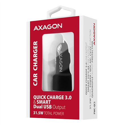 AXAGON Dual car charger