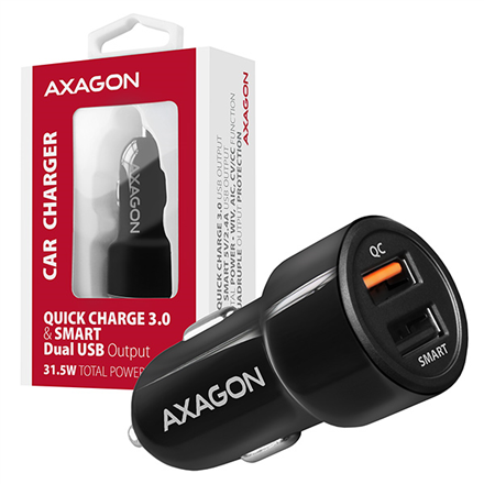 AXAGON Dual car charger