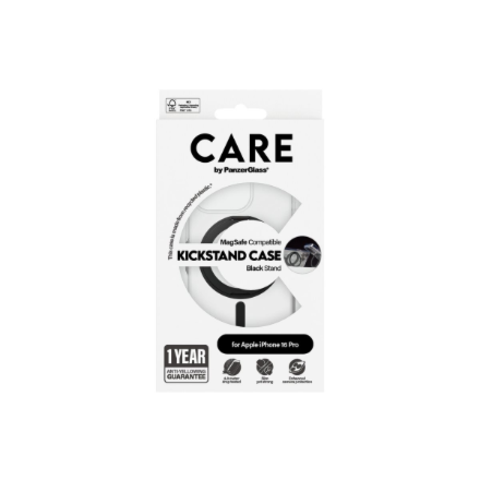 CARE Feature Case | Back cover | Apple | iPhone 16 Pro | Recycled plastic | Transparent | MagSafe
