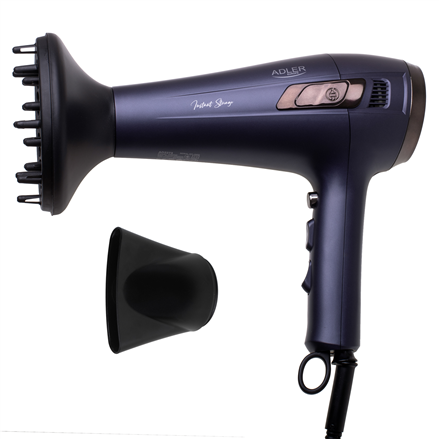 Adler Hair dryer with retractable power cord | AD 2273 | 2000 W | Number of temperature settings 3 |