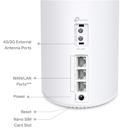 TP-LINK Deco X10-4G(1-pack) 4G+ AX1500 Whole Home Mesh Wi-Fi 6 Router | TP-LINK 4G+ AX1500 Whole Hom