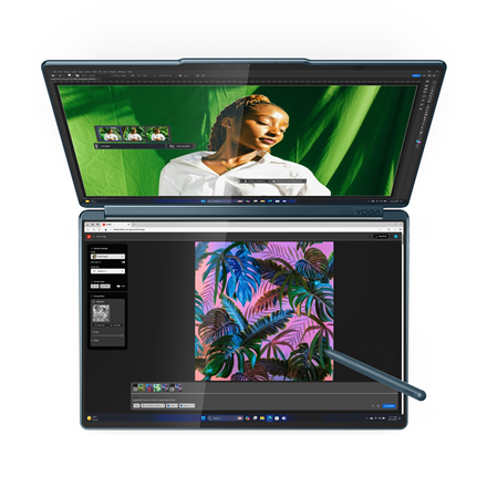 Lenovo Yoga Book 9 14IAH10 | Tidal Teal | 2x14 " | OLED | Touchscreen | 2.8K WQXGA+ | 2880 x 1800 pi