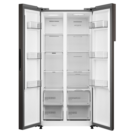 Midea Refrigerator | MDRS619FIE28 | Energy efficiency class E | Free standing | Side by side | Heigh