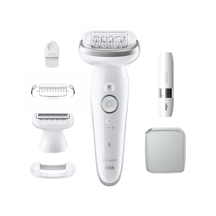 Braun Epilator | SES9-341 Silk-épil 9 | Operating time (max) 50 min | Number of power levels 2 | Wet