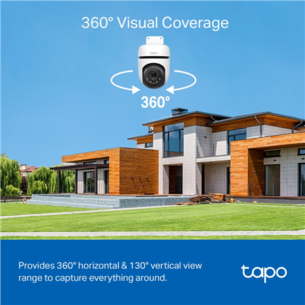 TP-LINK Pan/Tilt Security Wi-Fi Camera | Tapo C510W | Dome | 3 MP | 3.9mm | IP65 | H.264 | MicroSD