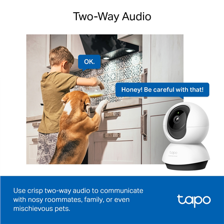 TP-LINK Pan/Tilt Wi-Fi Camera | Tapo C220 | PTZ | 4 MP | 4mm/F2.0 | H.264 | Micro SD