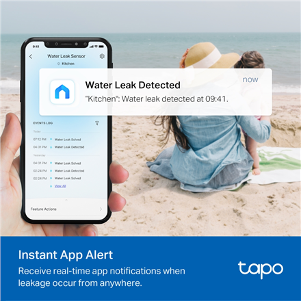 TP-LINK | Smart Water Leak Sensor | Tapo T300