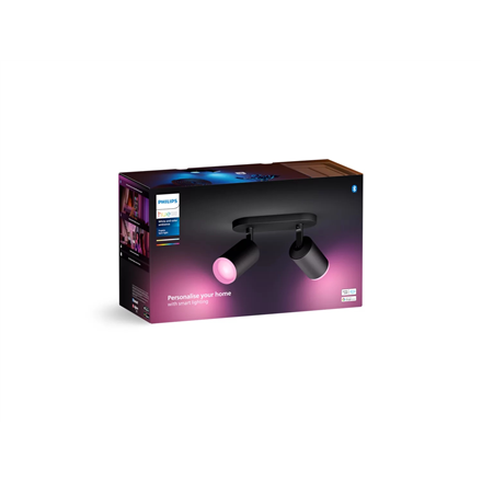 Philips Hue WCA Fugato Spotlight | GU10 | 2x5.7 W | 2000-6500 Hue White Colour Ambiance