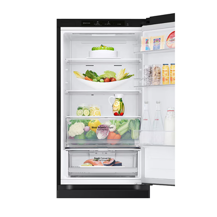 LG Refrigerator | GBV3100EEP | Energy efficiency class E | Free standing | Combi | Height 186 cm | N