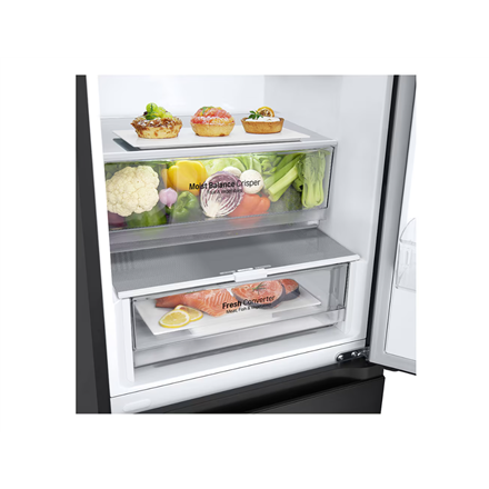 LG Refrigerator | GBV3100EEP | Energy efficiency class E | Free standing | Combi | Height 186 cm | N