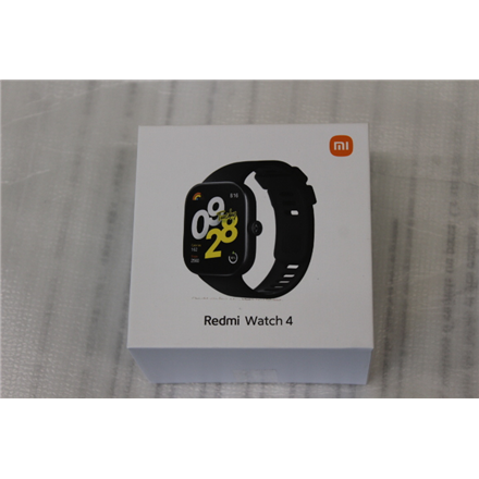 Redmi Watch 4 | Smart watch | GPS (satellite) | AMOLED | 1.97" | Waterproof | UNPACKED | Obsidian Bl